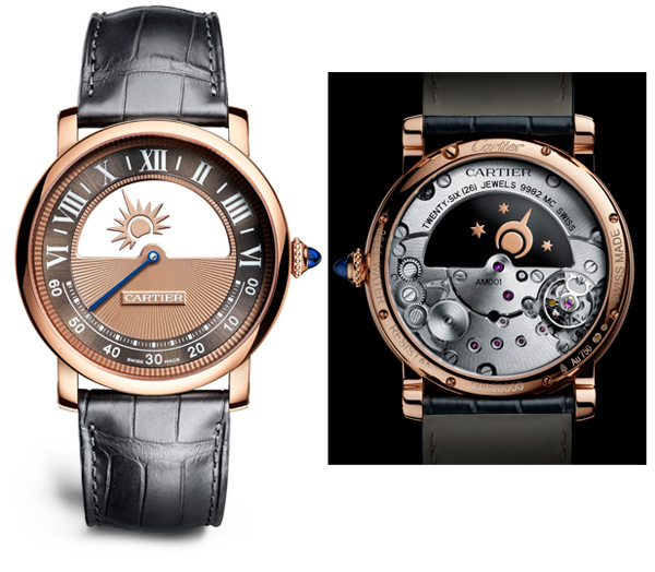 Replica Rotonde de Cartier Mysterious Day Night