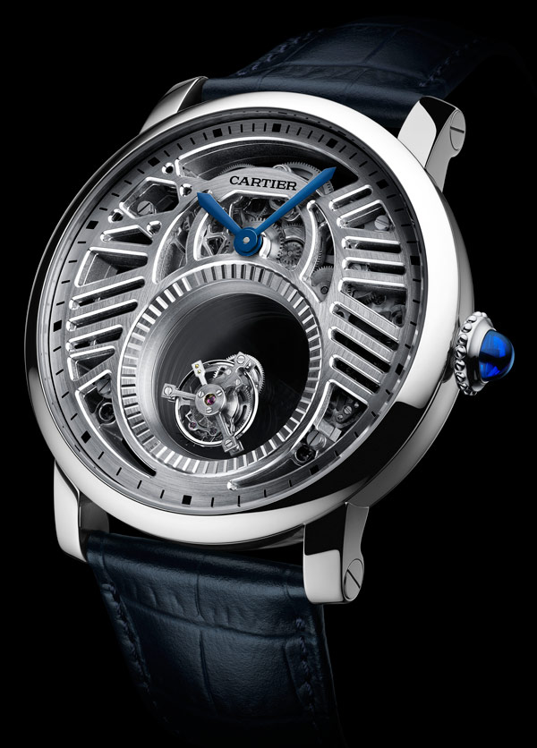 Rotonde de Cartier Mysterious Double Tourbillon Skeleton Replica