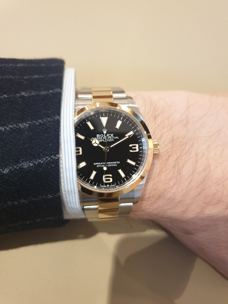 Rolex Explorer Rolesor Replica 